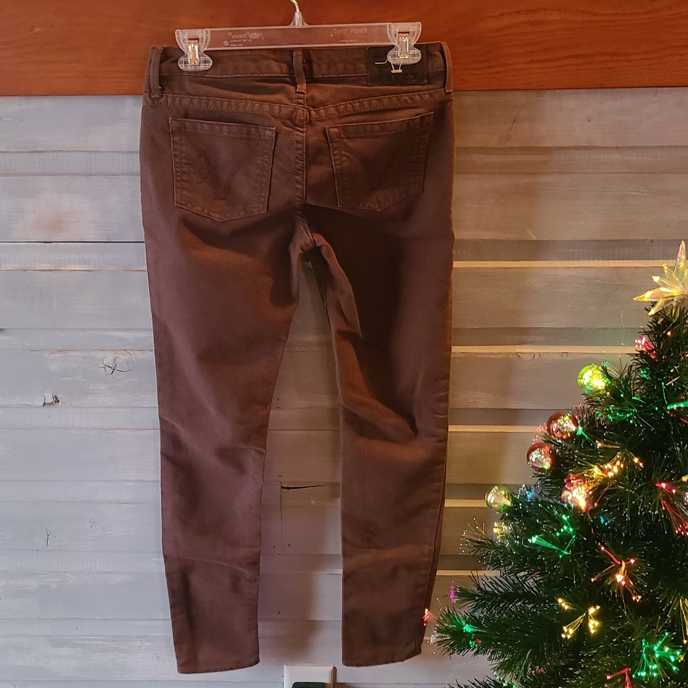 PRVCY Brown Skinny Jeans - Picture 3 of 3